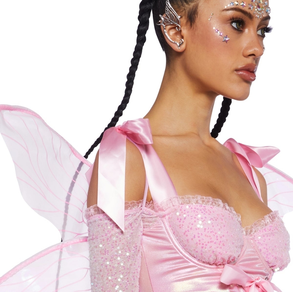 SOLD OUT Cyber Fairy Costume Set Pink - Small - Picture 7 of 8